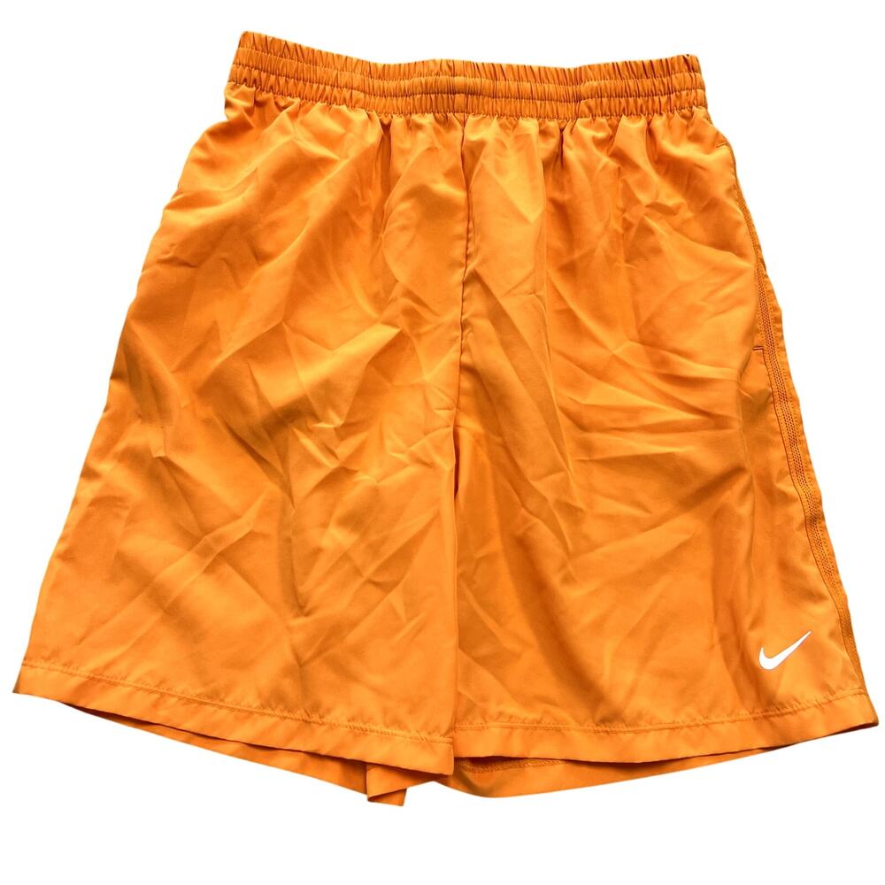 Nike Dri Fit Orange Unlined Athletic Shorts Size Youth XL